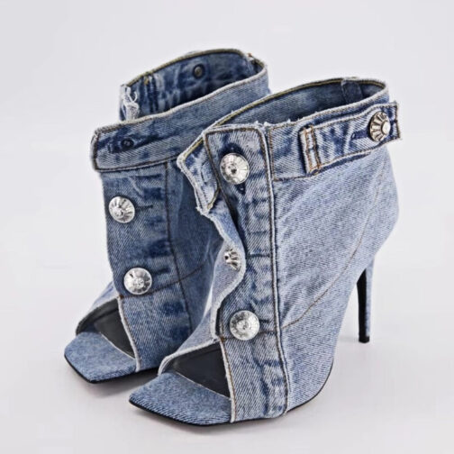 Cordova Denim High Heels