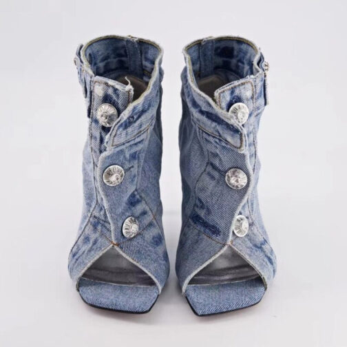 Cordova Denim High Heels