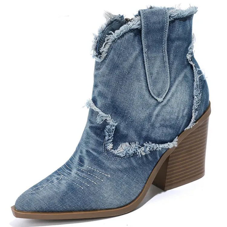 Indigo Wrangler Boots