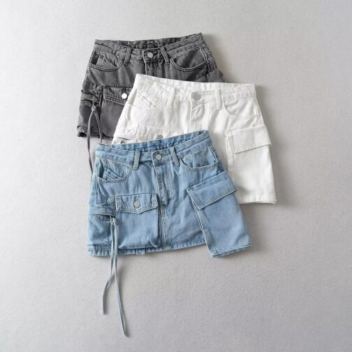 Angles Denim Skirt