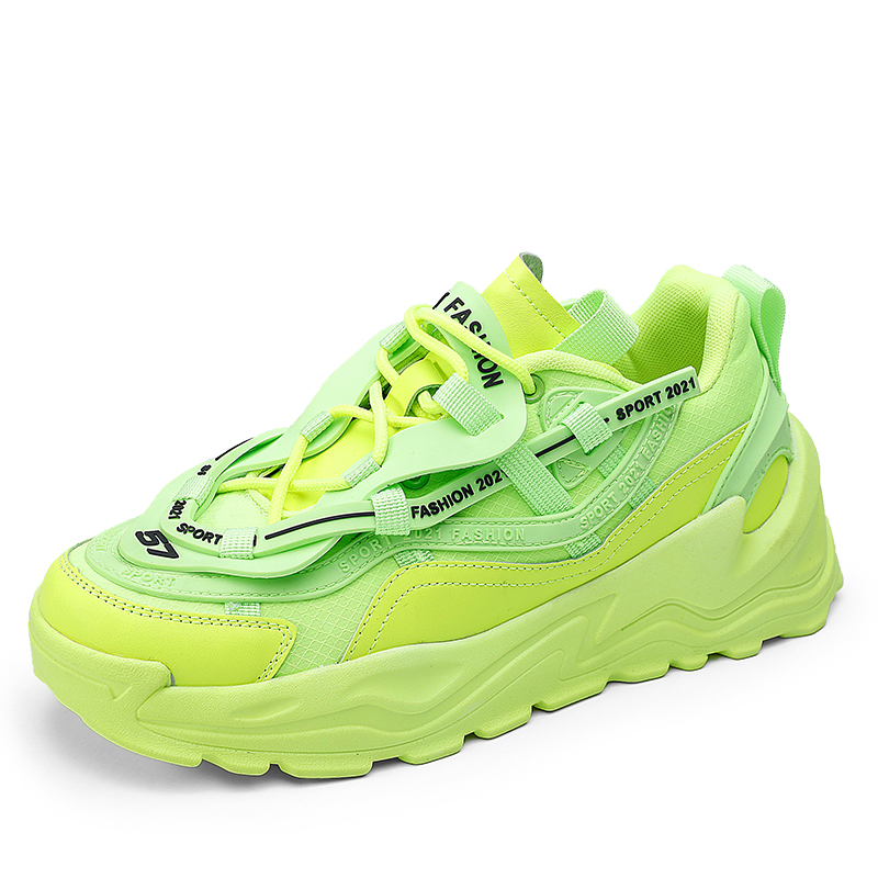 Luxa Neon Chunky Sneakers