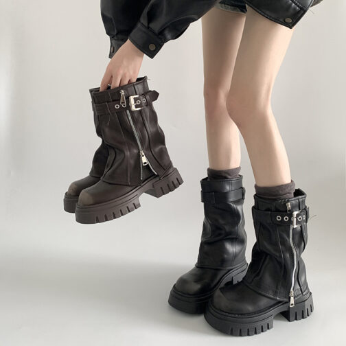 VogueVista Chunky Boots