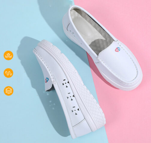 White Loafer Nurse Shoes - Image 14