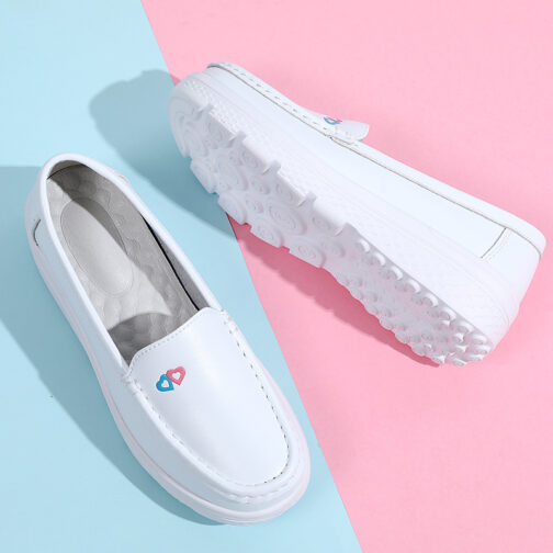 White Loafer Nurse Shoes - Image 13