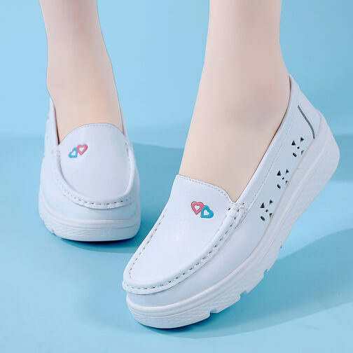 White Loafer Nurse Shoes - Image 12