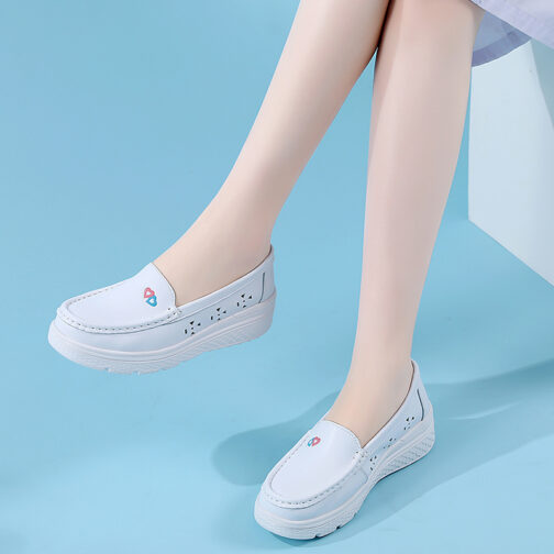 White Loafer Nurse Shoes - Image 11