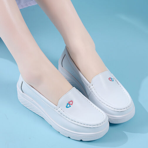 White Loafer Nurse Shoes - Image 9