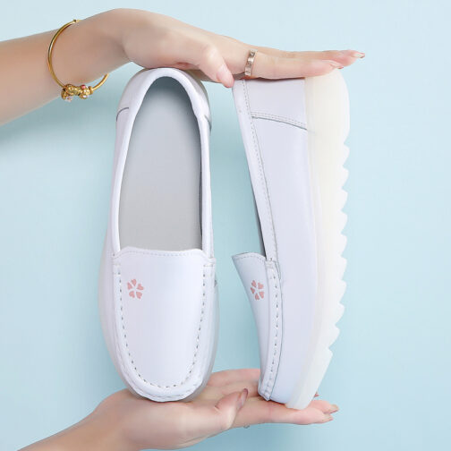 White Nursing Shoes For Women - Image 7