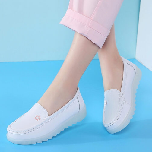 White Nursing Shoes For Women - Image 10