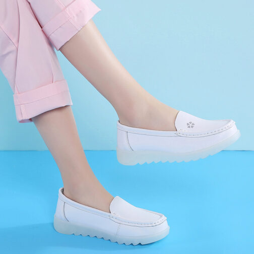 White Nursing Shoes For Women - Image 11